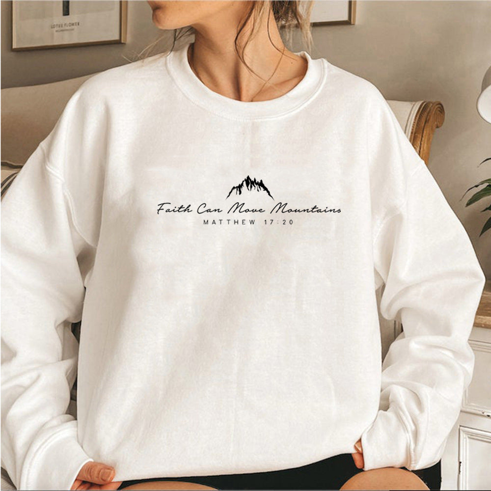 Klassischer Damen Pullover "Faith" mit Rundhalsausschnitt